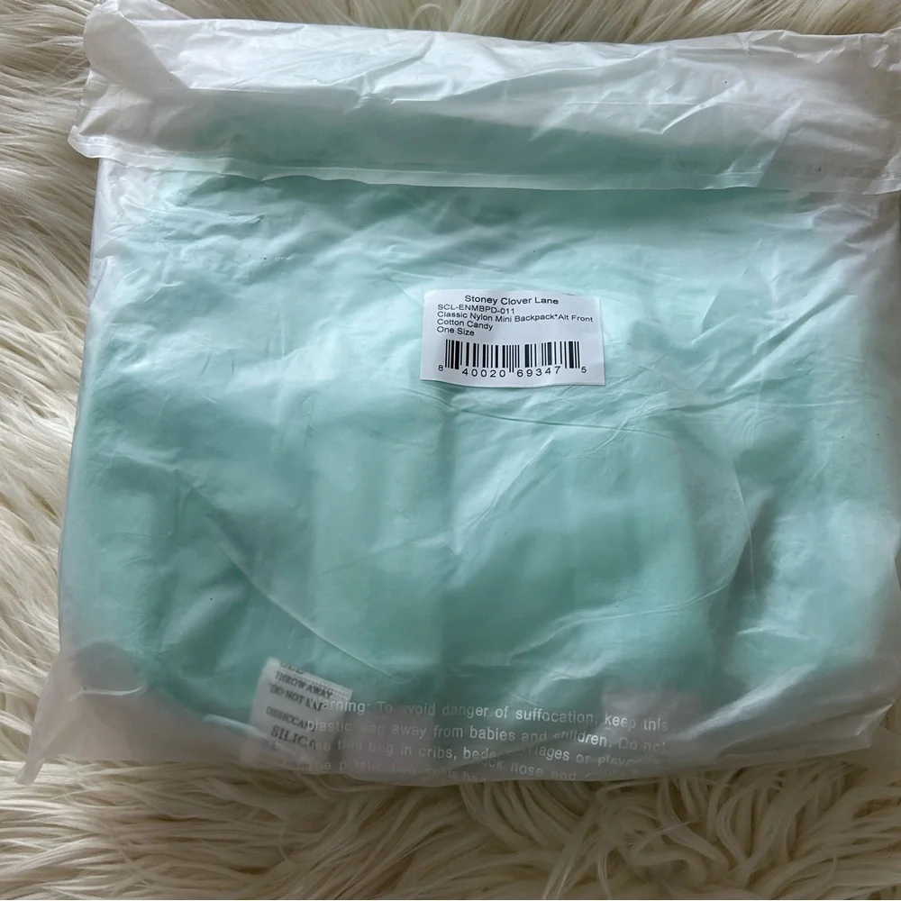 BNWT Stoney Clover Lane Classic Mini Backpack in Cotton Candy